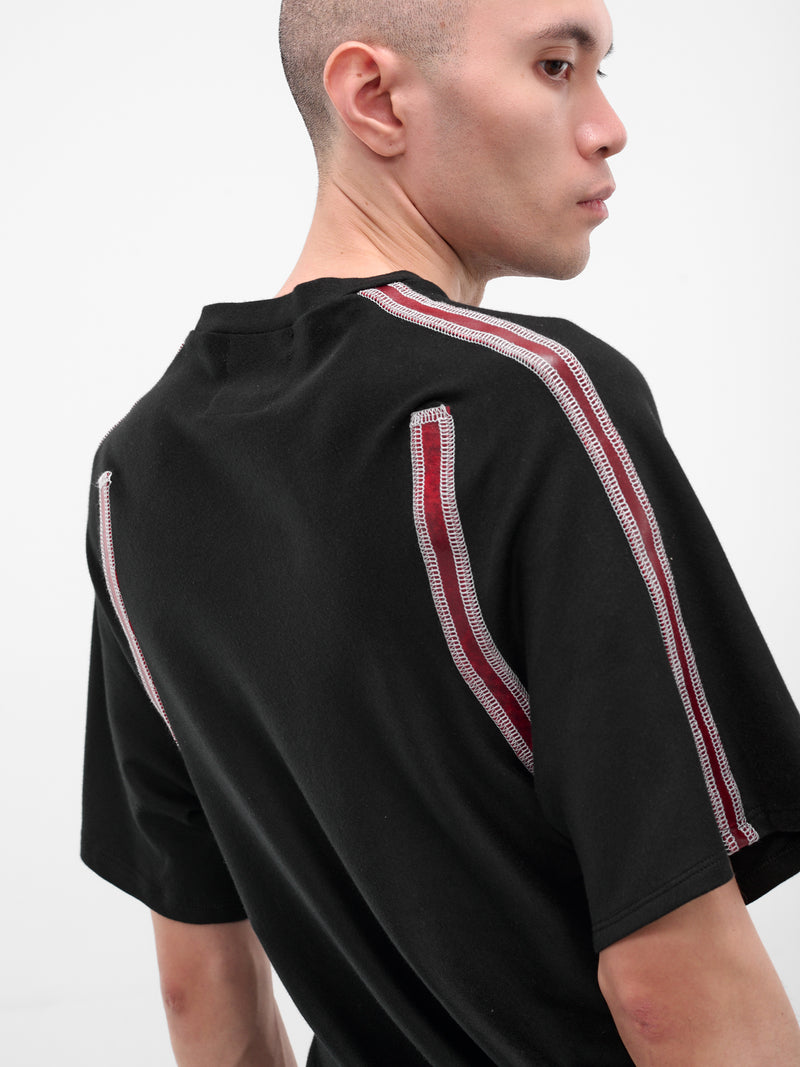 Black Twisted Slim Tee (TWISTED-TOP-BLACK)