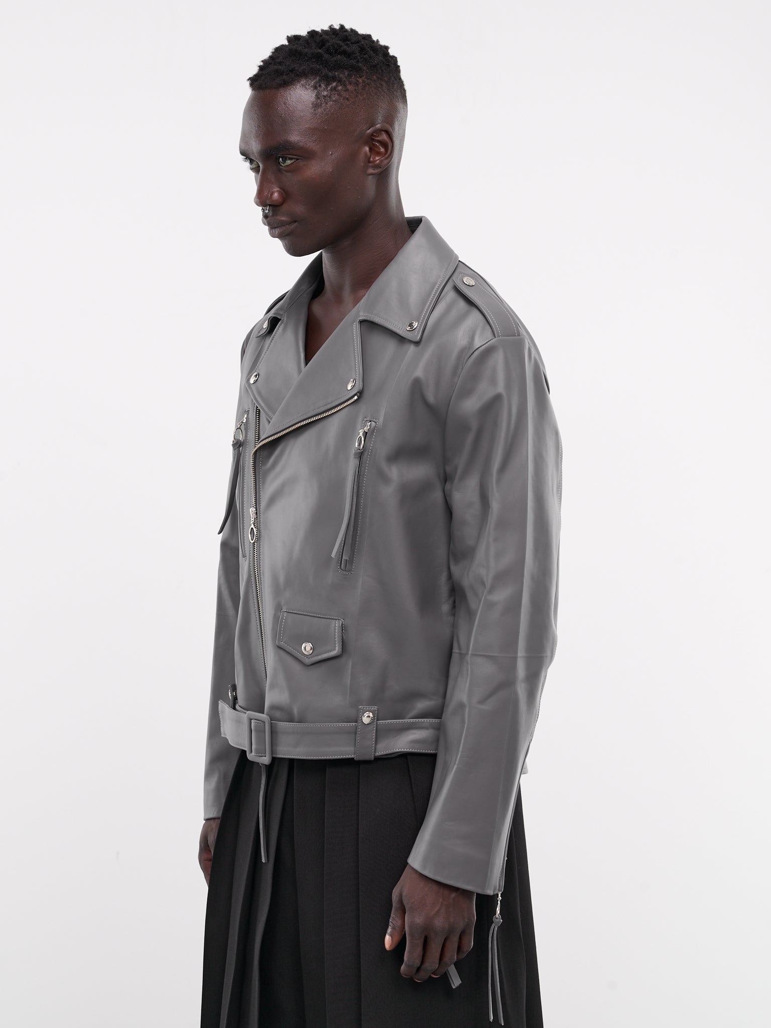 SETCHU Leather Biker Jacket | H. Lorenzo - side
