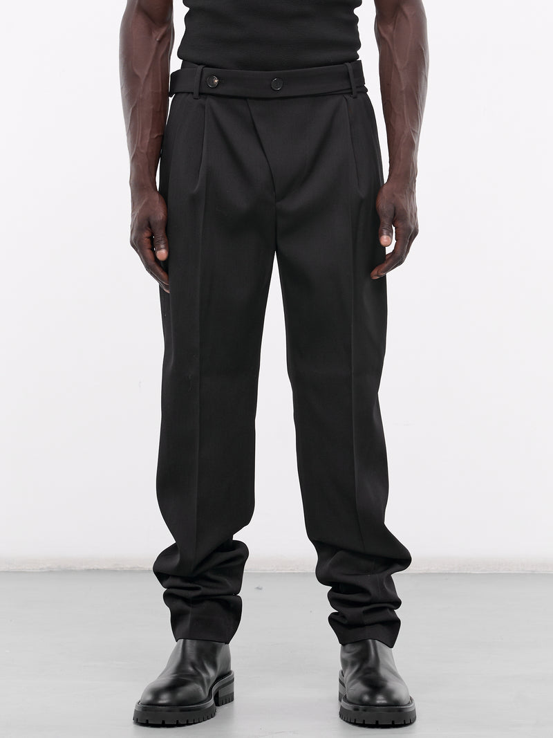 SETCHU Gabardine Tailored Pants | H.Lorenzo - front