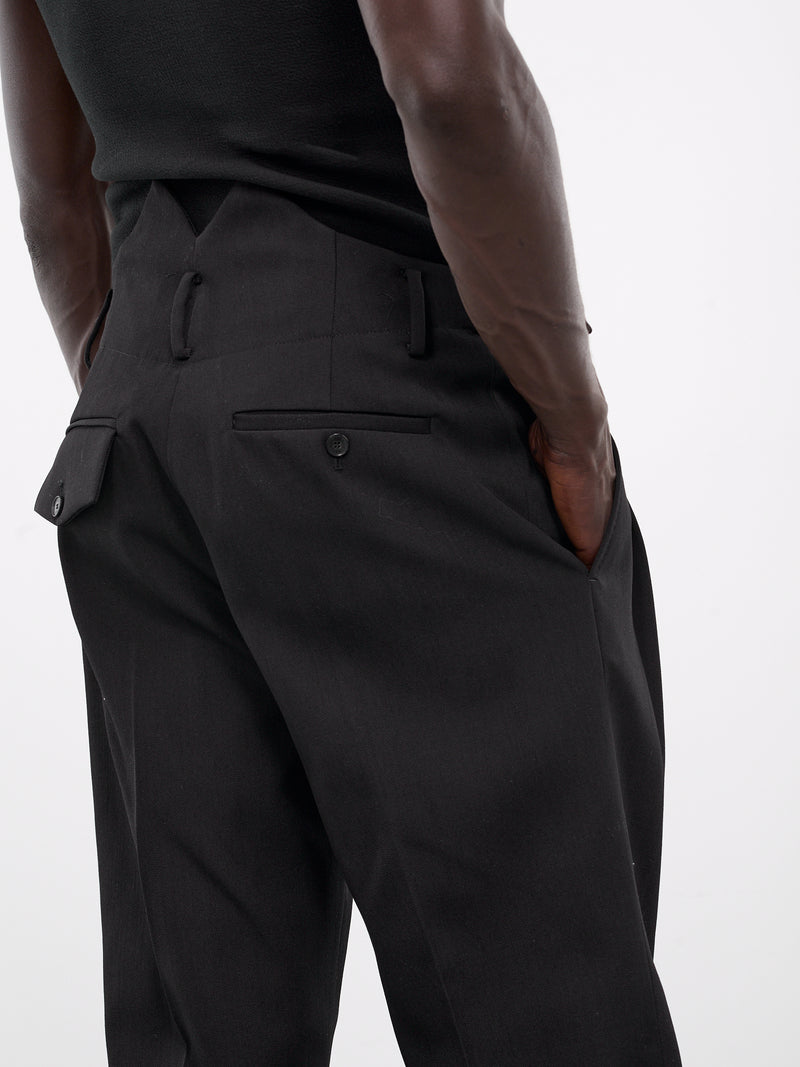 SETCHU Gabardine Tailored Pants | H.Lorenzo - detail 1