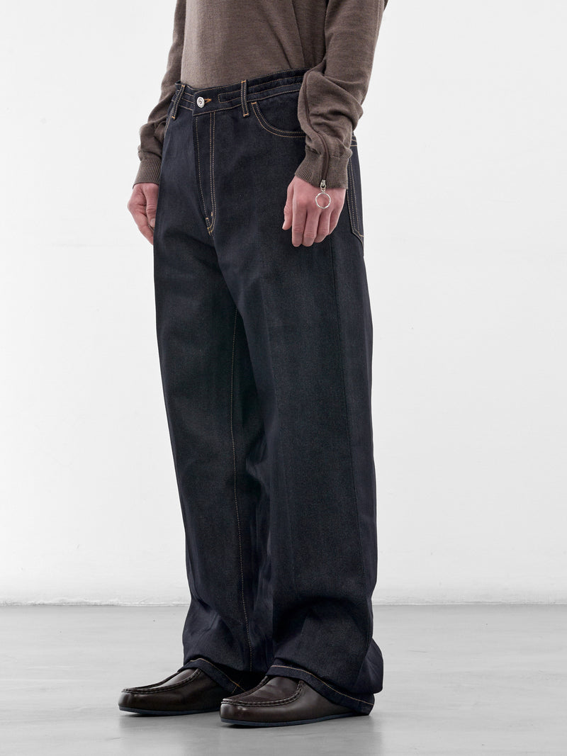 Indigo Denim Baggy Jeans (U242-P002-C018-ROW-INDIGO)