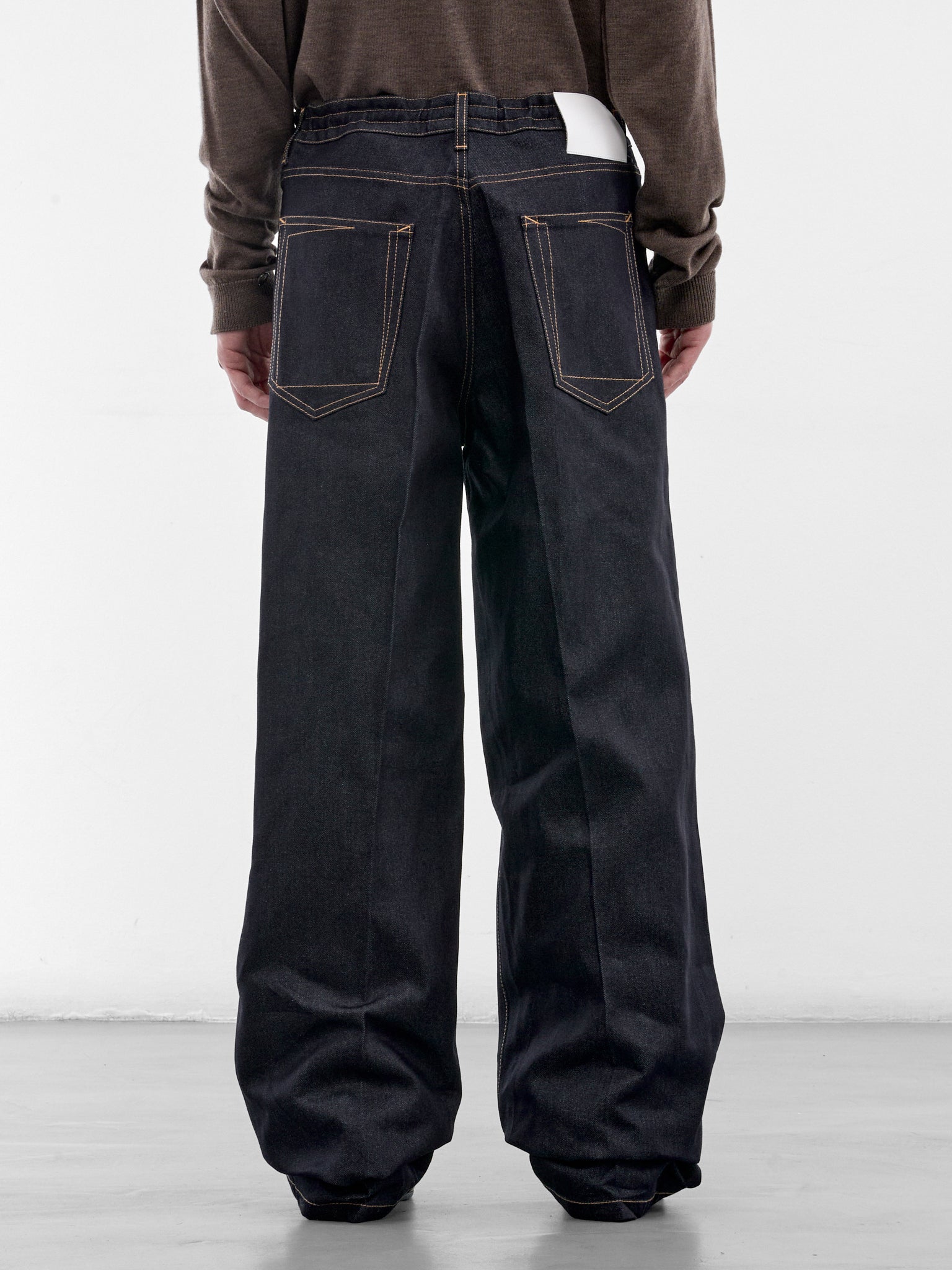 Indigo Denim Baggy Jeans (U242-P002-C018-ROW-INDIGO)