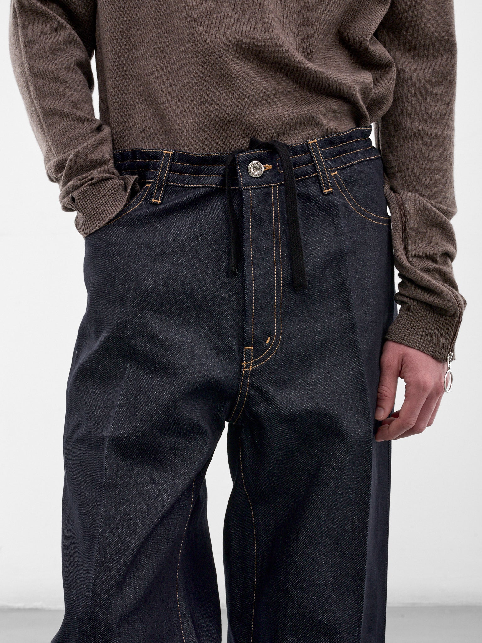 Indigo Denim Baggy Jeans (U242-P002-C018-ROW-INDIGO)