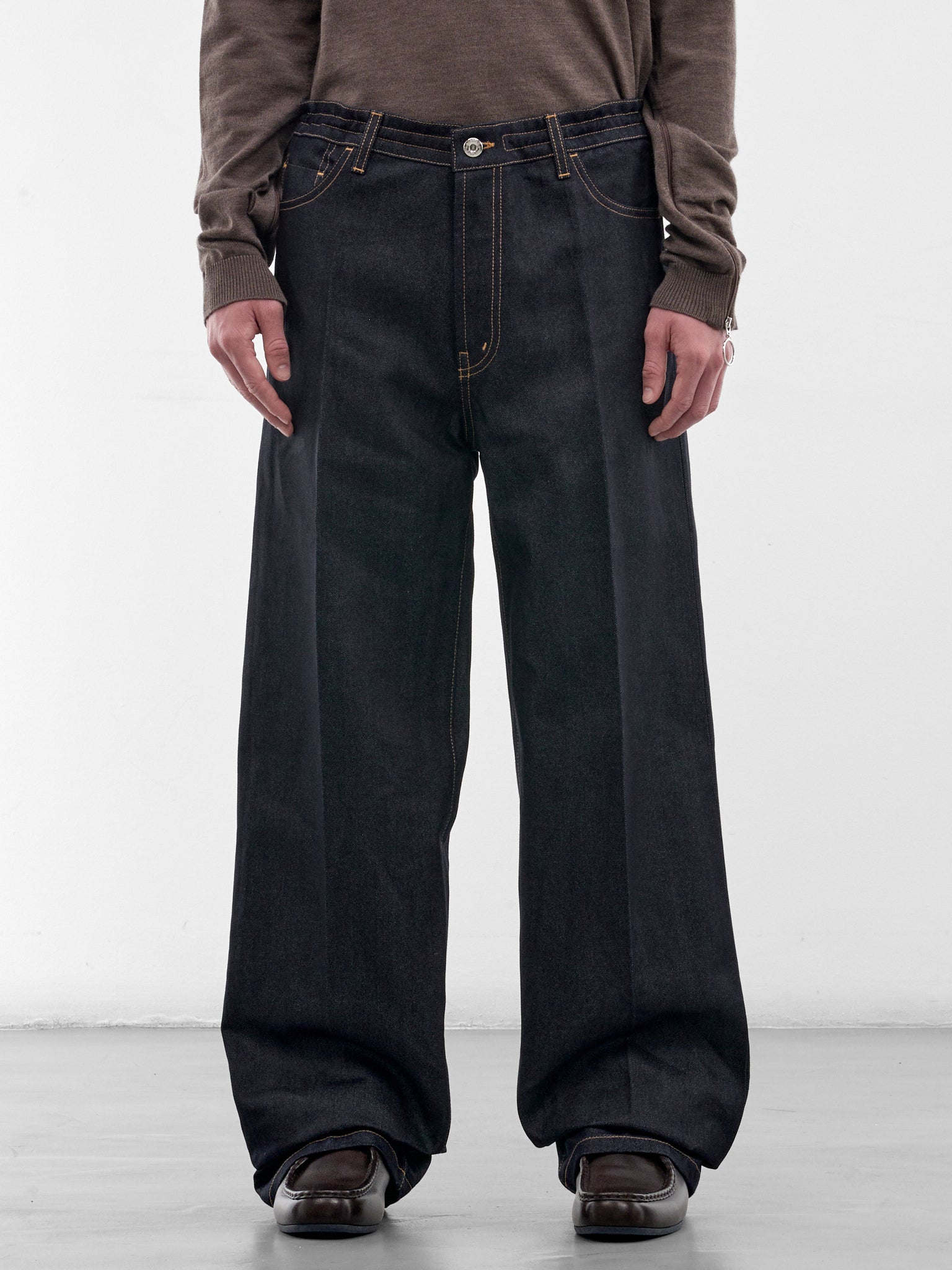Indigo Denim Baggy Jeans (U242-P002-C018-ROW-INDIGO)
