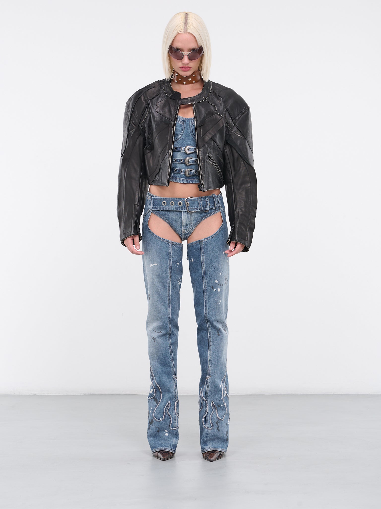 Gusa Chaps (U24D4RV0-FB0Q-MEDIUM-WASH)