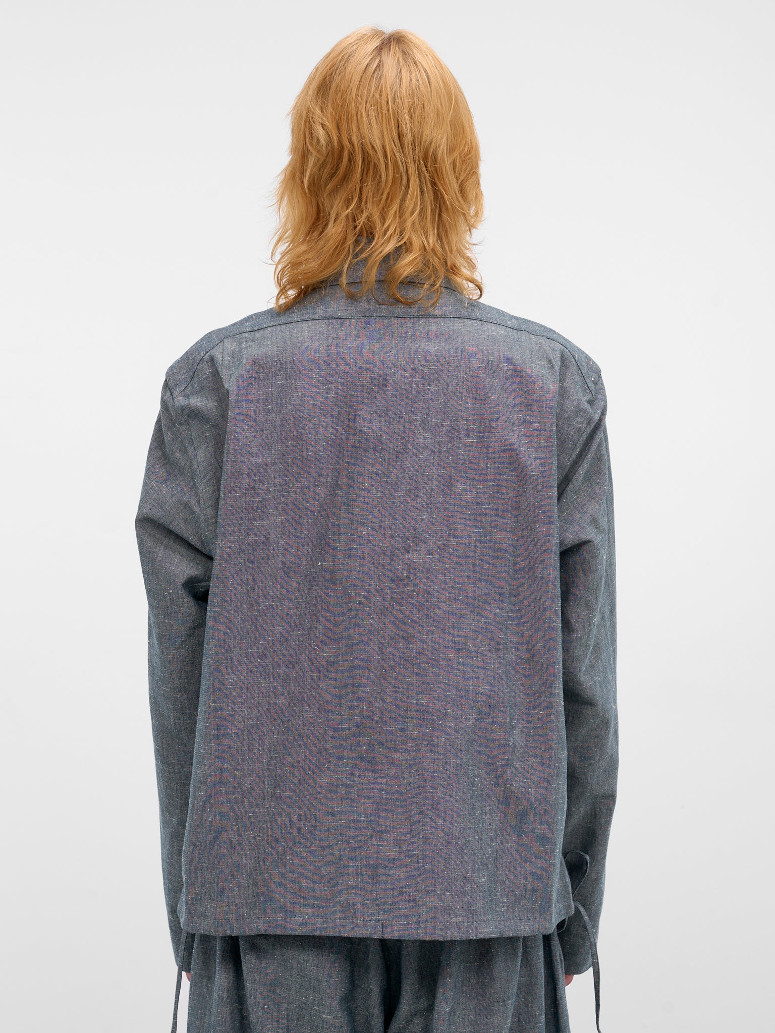 Indigo Paper Chambray Shirt (U261-H043-C019-INDIGO)