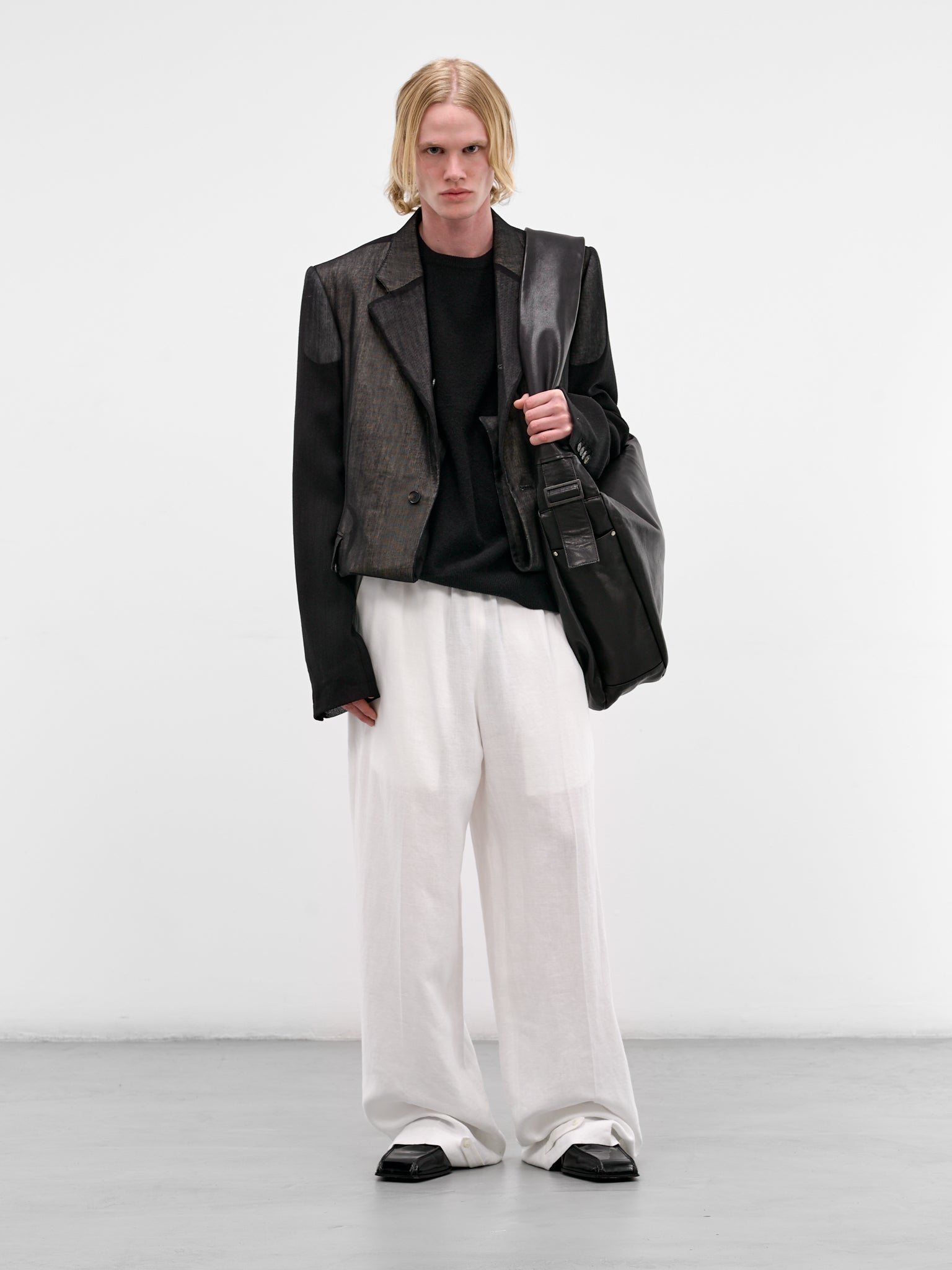 White Hemp Baggy Trousers (U261-P048-L011-WHITE)