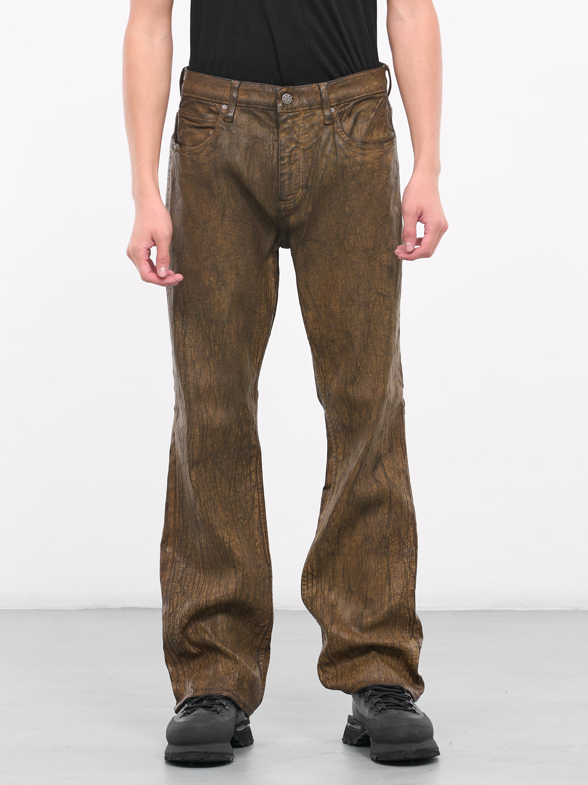 Crackle Jeans (U55D54F0-F1FQ-BROWN)