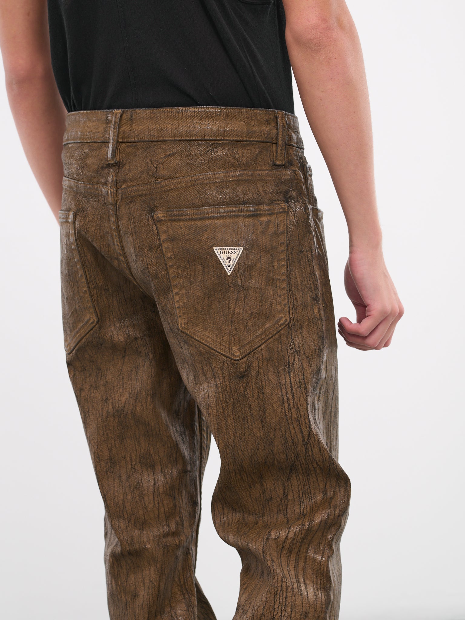 Crackle Jeans (U55D54F0-F1FQ-BROWN) Crackle Jeans (U55D54F0-F1FQ-BROWN)