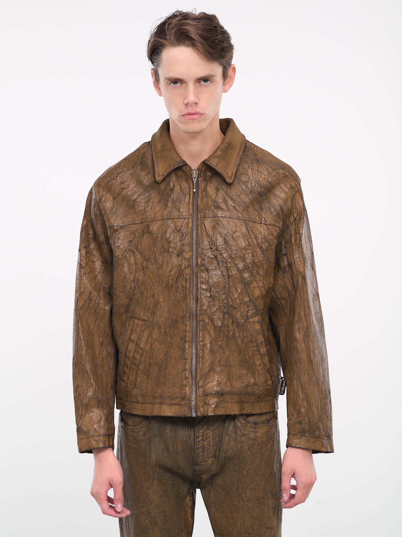 Crackle Jacket (U56D54F0-F1FQ-BROWN)