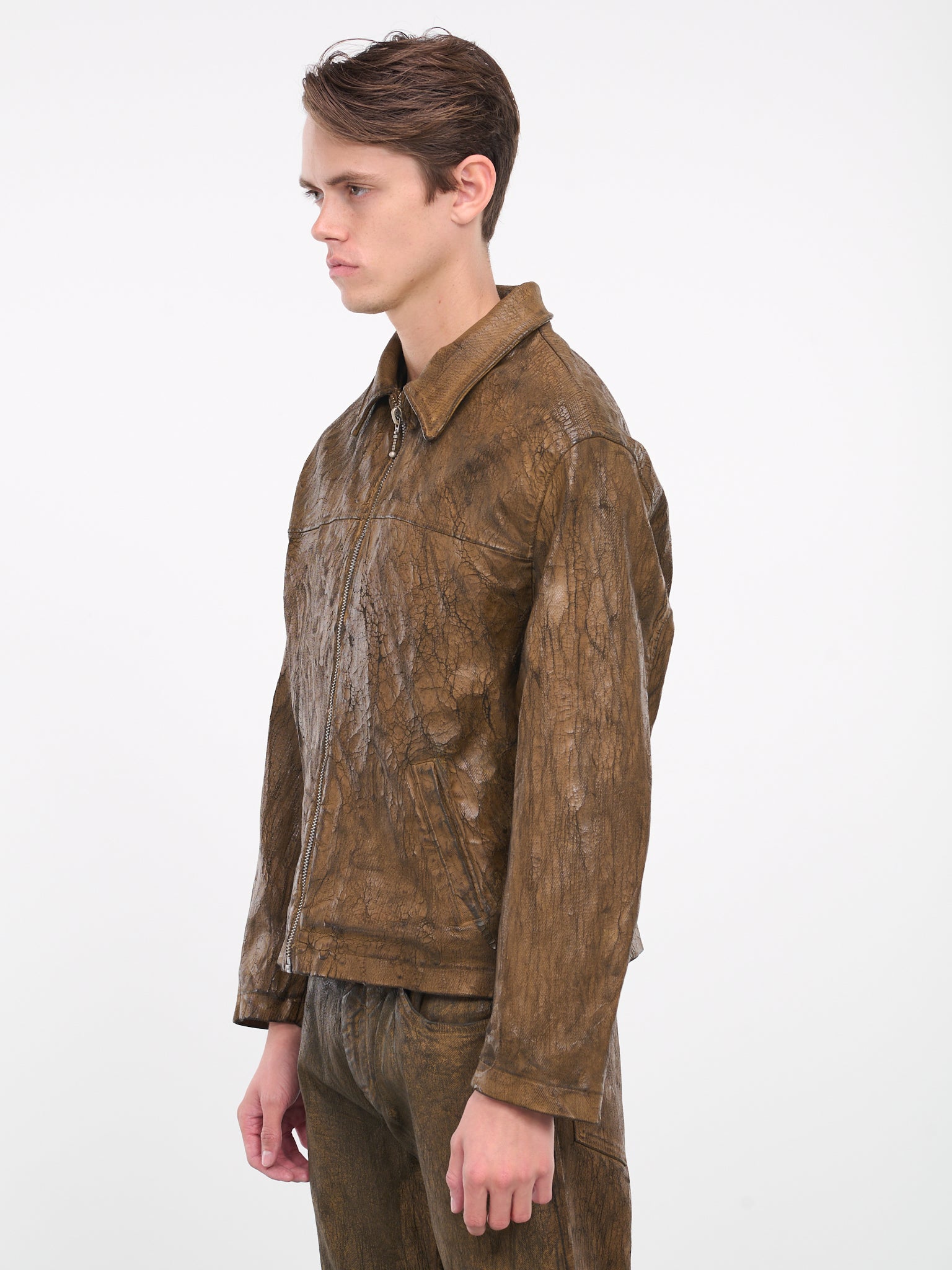 Crackle Jacket (U56D54F0-F1FQ-BROWN)