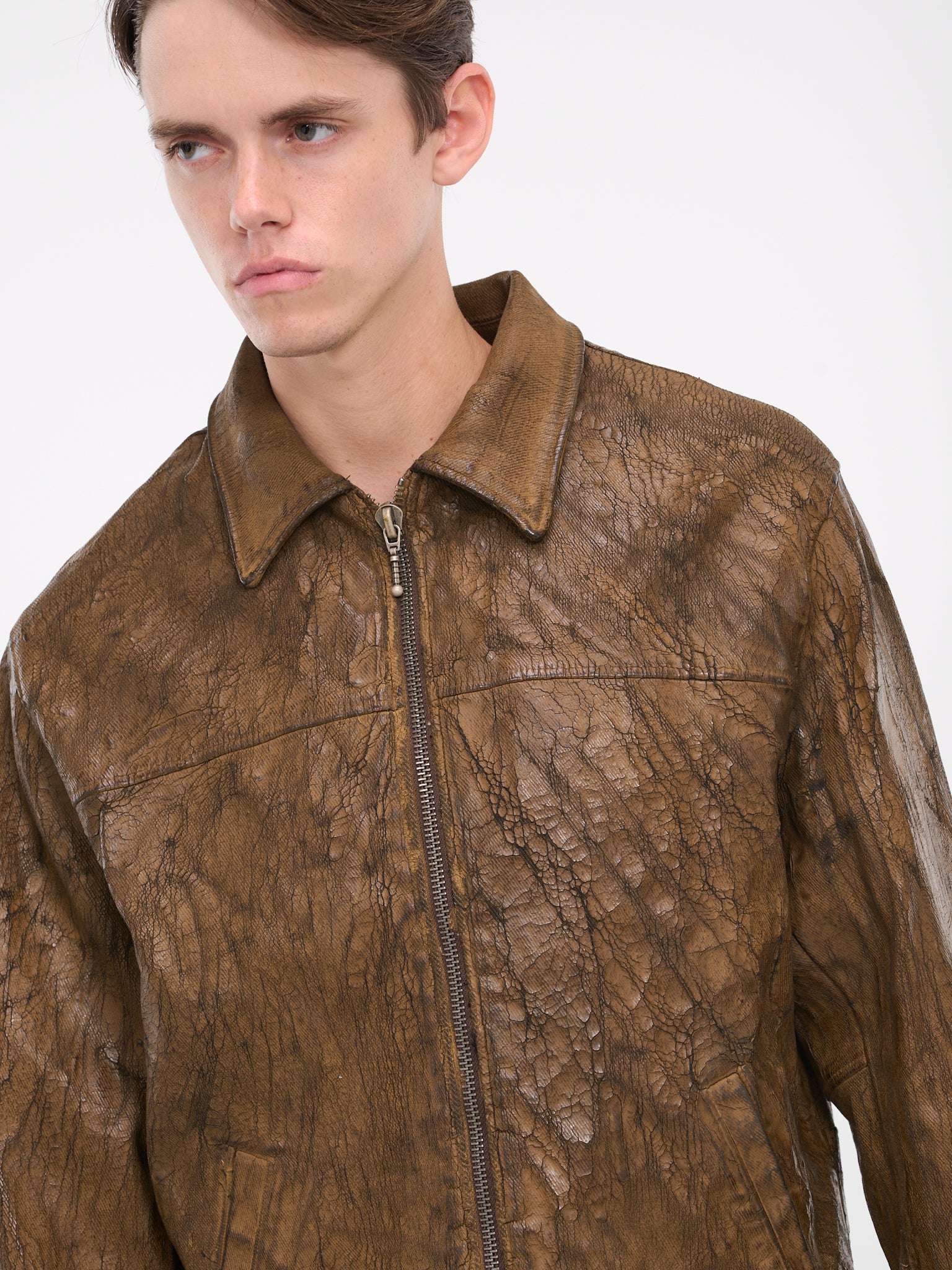 Crackle Jacket (U56D54F0-F1FQ-BROWN)