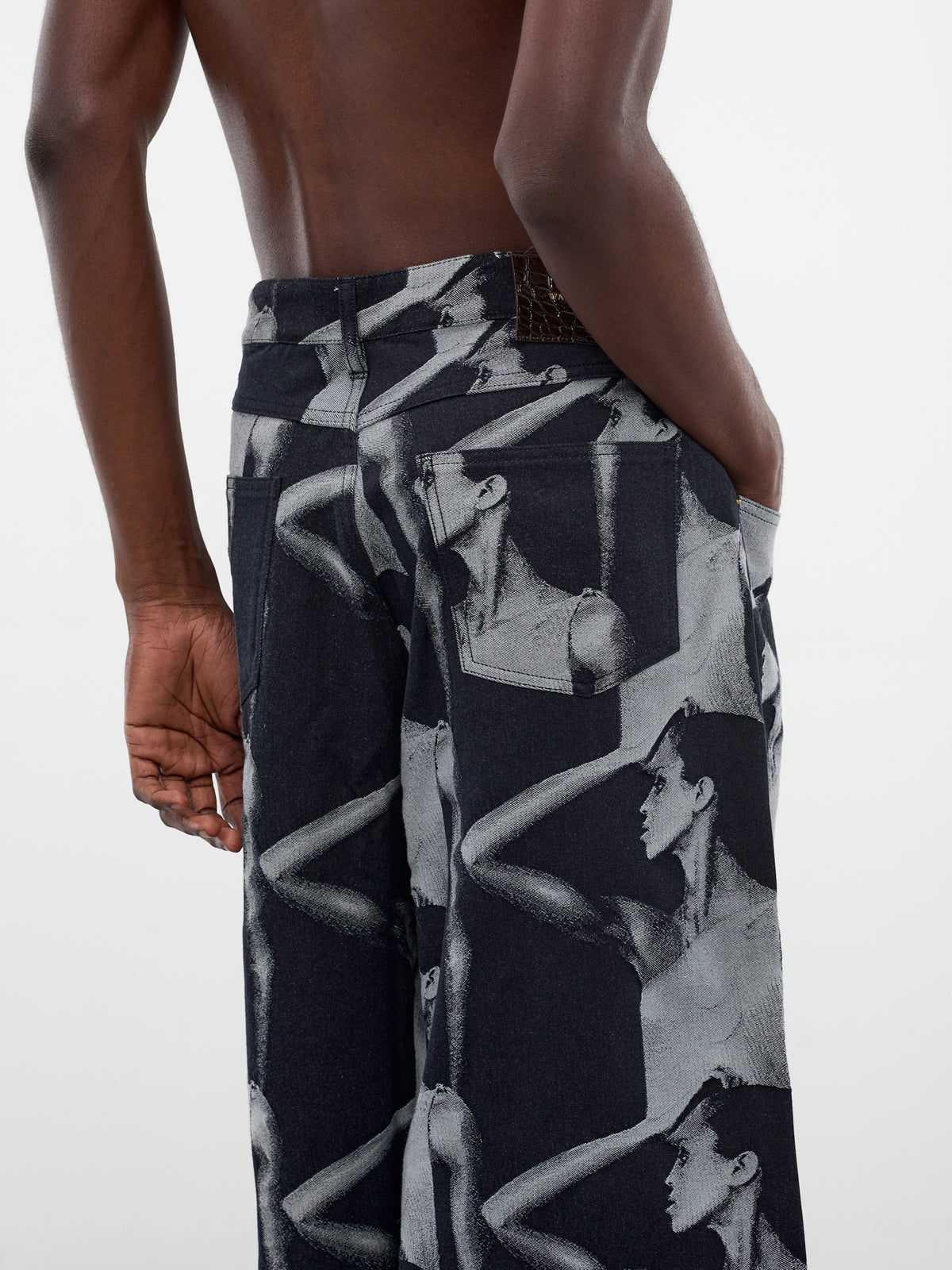 Indigo Jet Denim Baggy Shorts (UA25DE01-CO02-504-INDIGO)