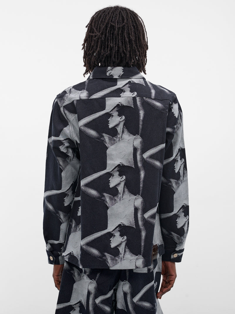 Indigo Jet Denim Zip Jacket (UA25DE02-CO02-504-INDIGO)