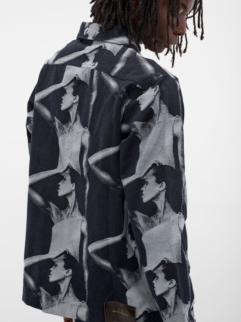 Indigo Jet Denim Zip Jacket (UA25DE02-CO02-504-INDIGO)