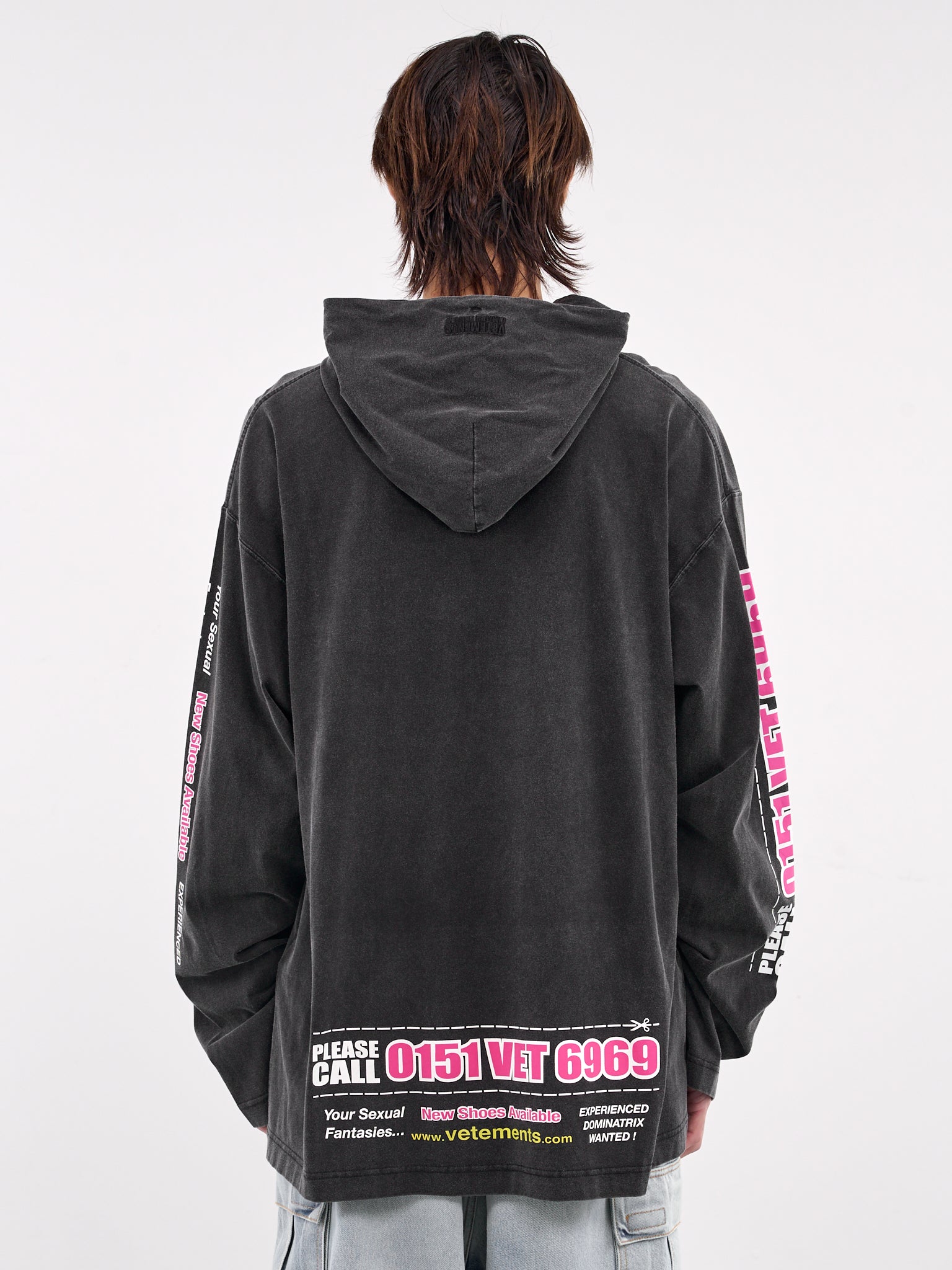 Dominatrix Hotline Hoodie (UA66HD880B-BLACK)
