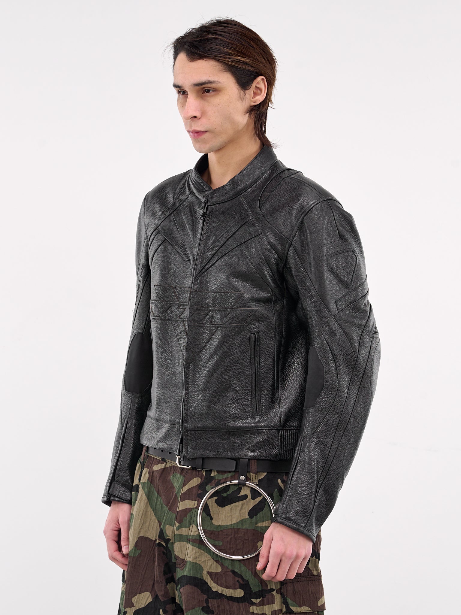 Pro Racing Leather Jacket (UA66JA220B-BLACK)