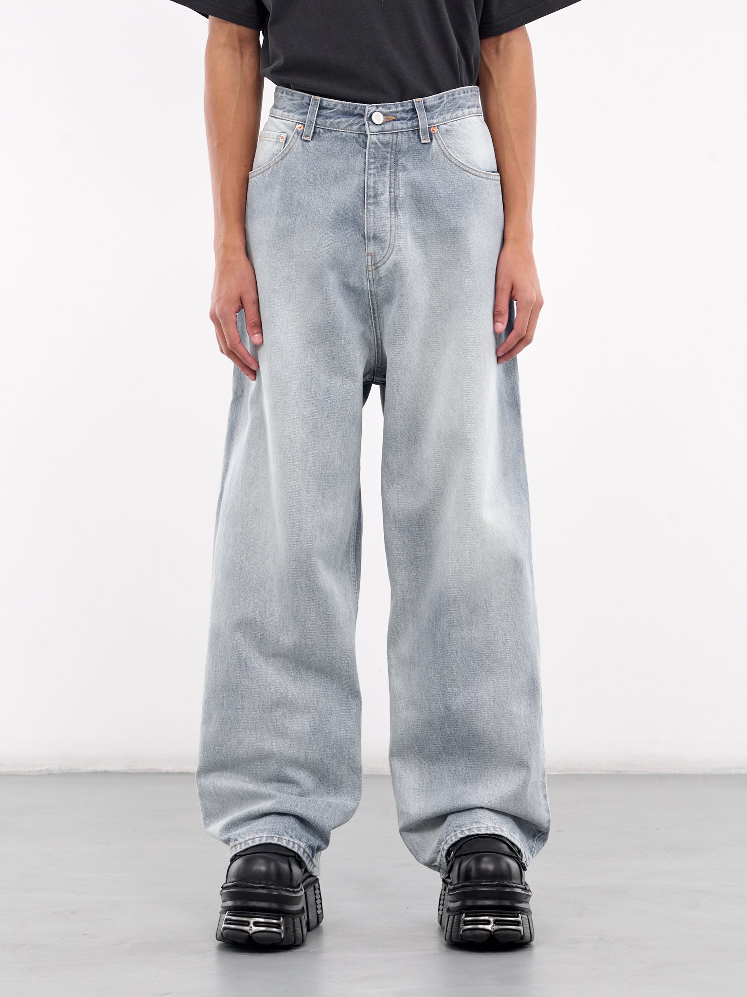 Wide Leg Jeans (UA66PA540L-LIGHT-BLUE)