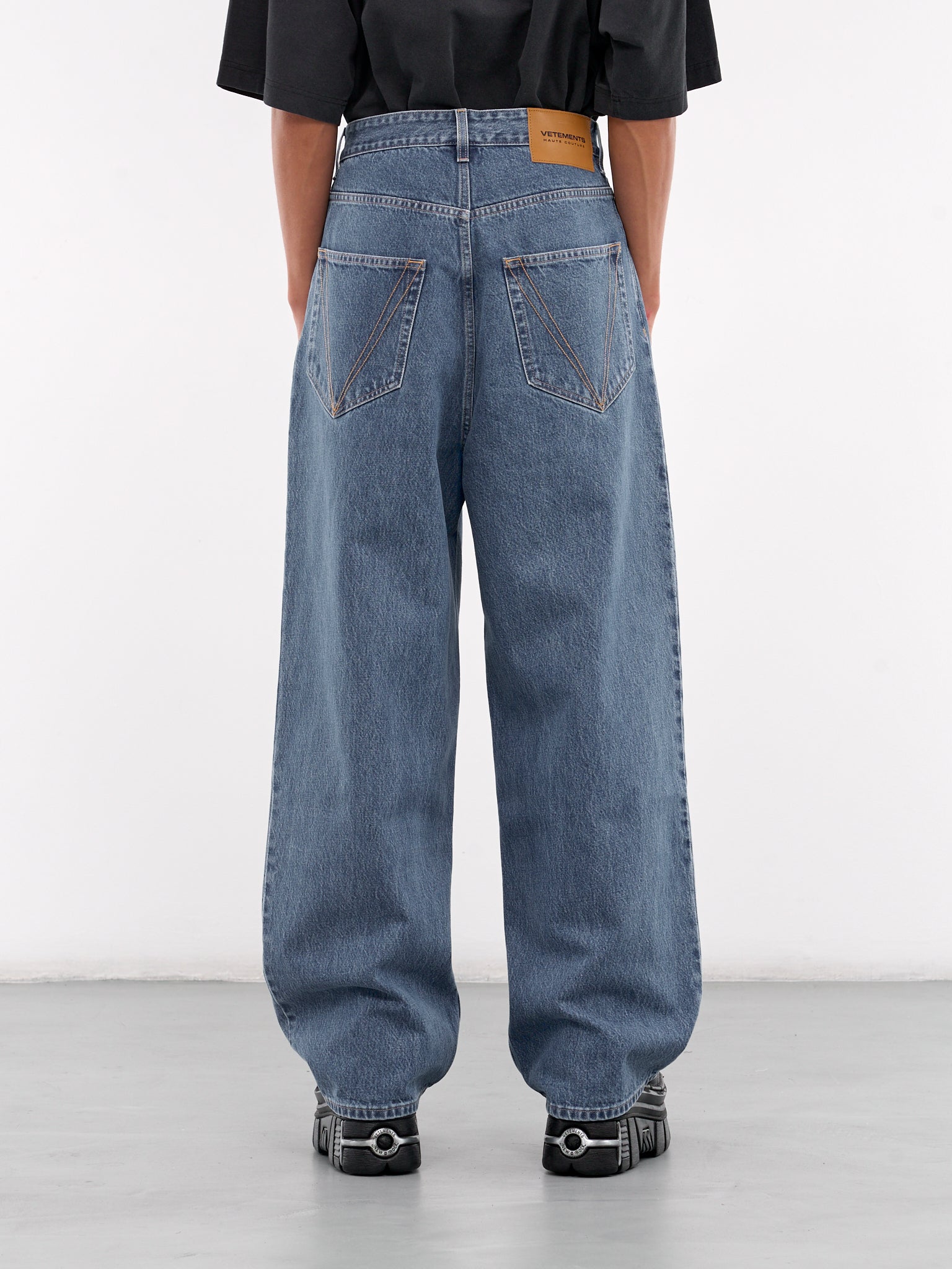 Wide Leg Jeans (UA66PA540N-MID-BLUE)