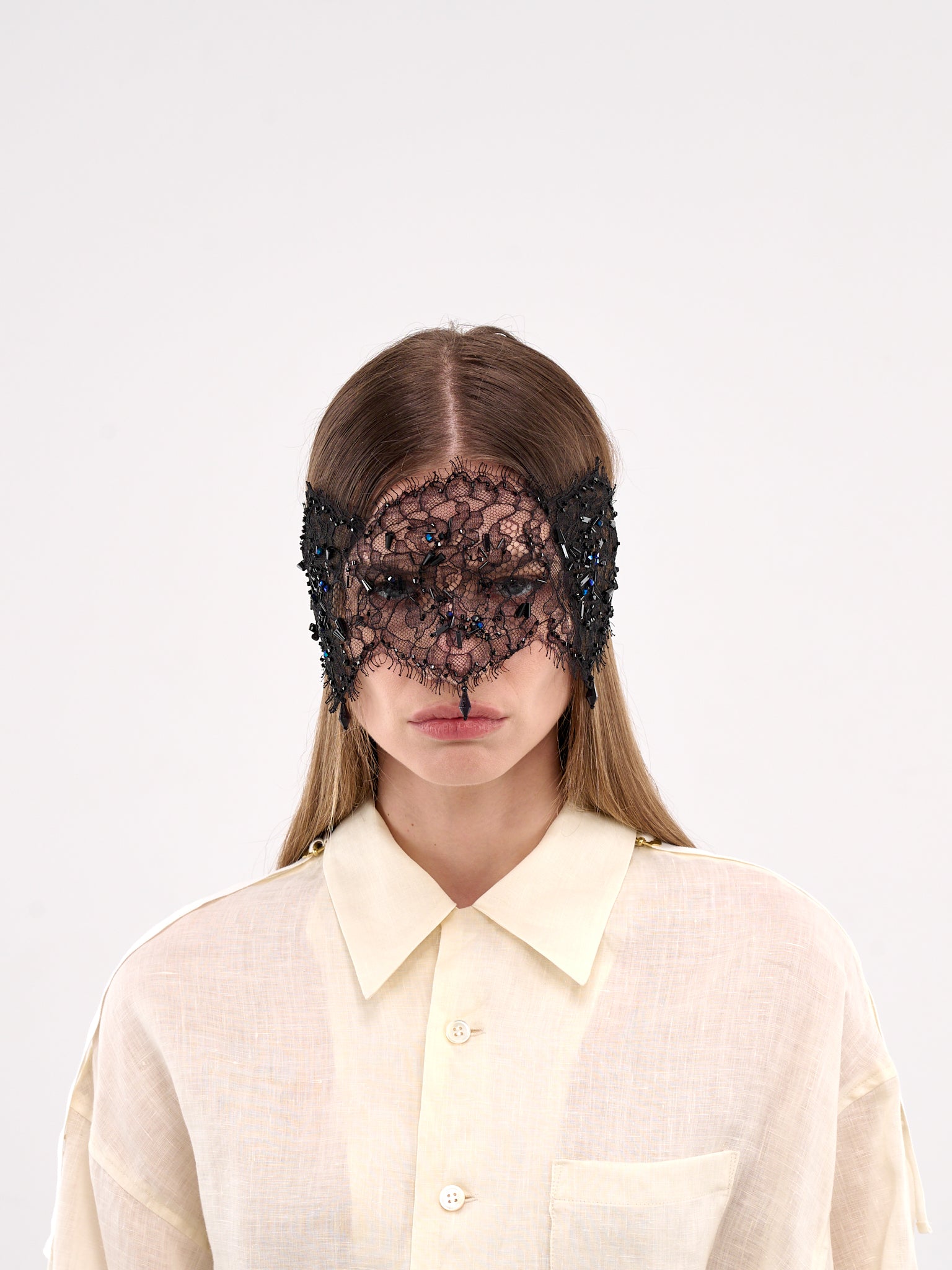 Lace Eye Mask (UC1E1Z01-BLACK)