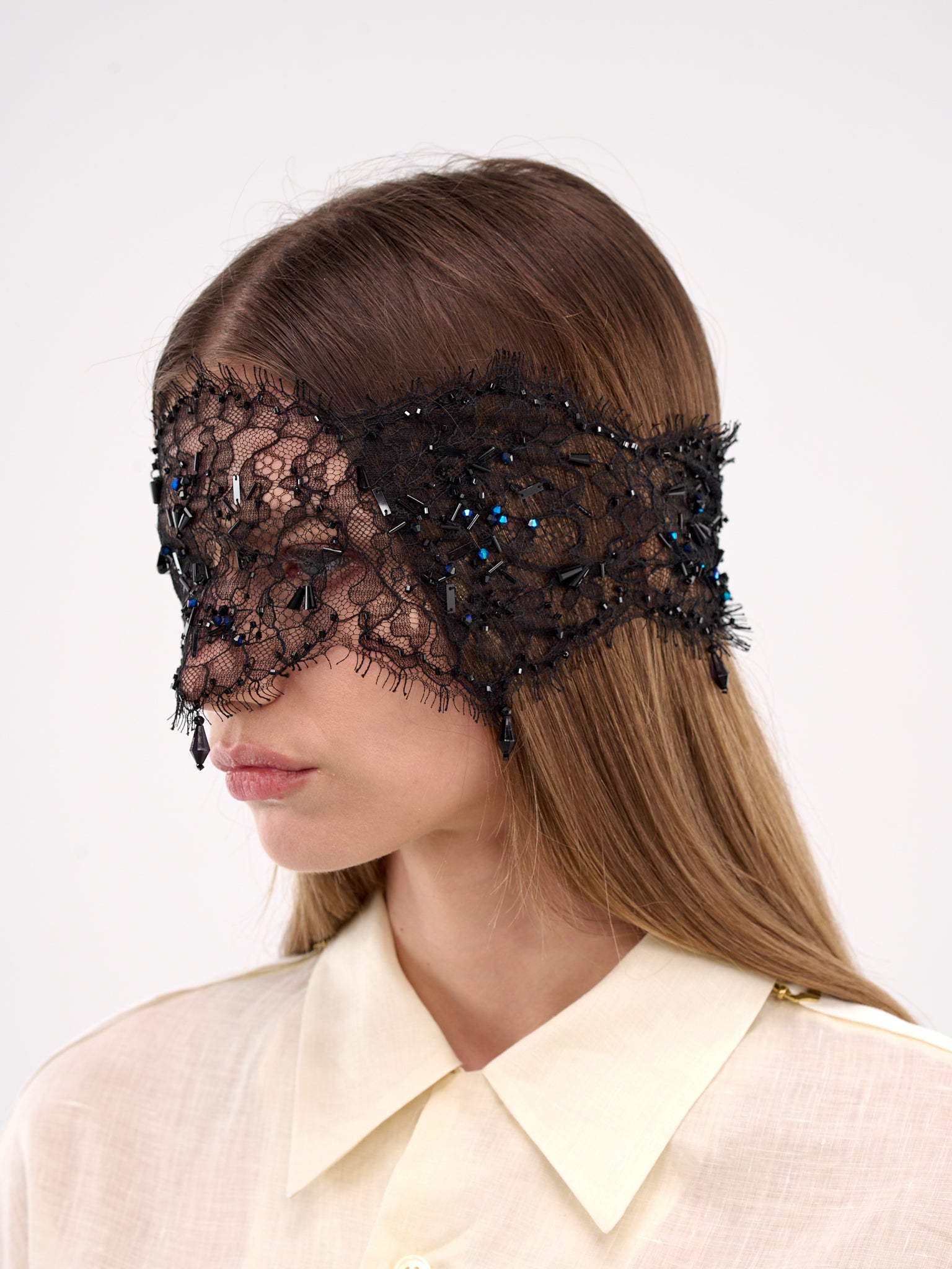Lace Eye Mask (UC1E1Z01-BLACK)
