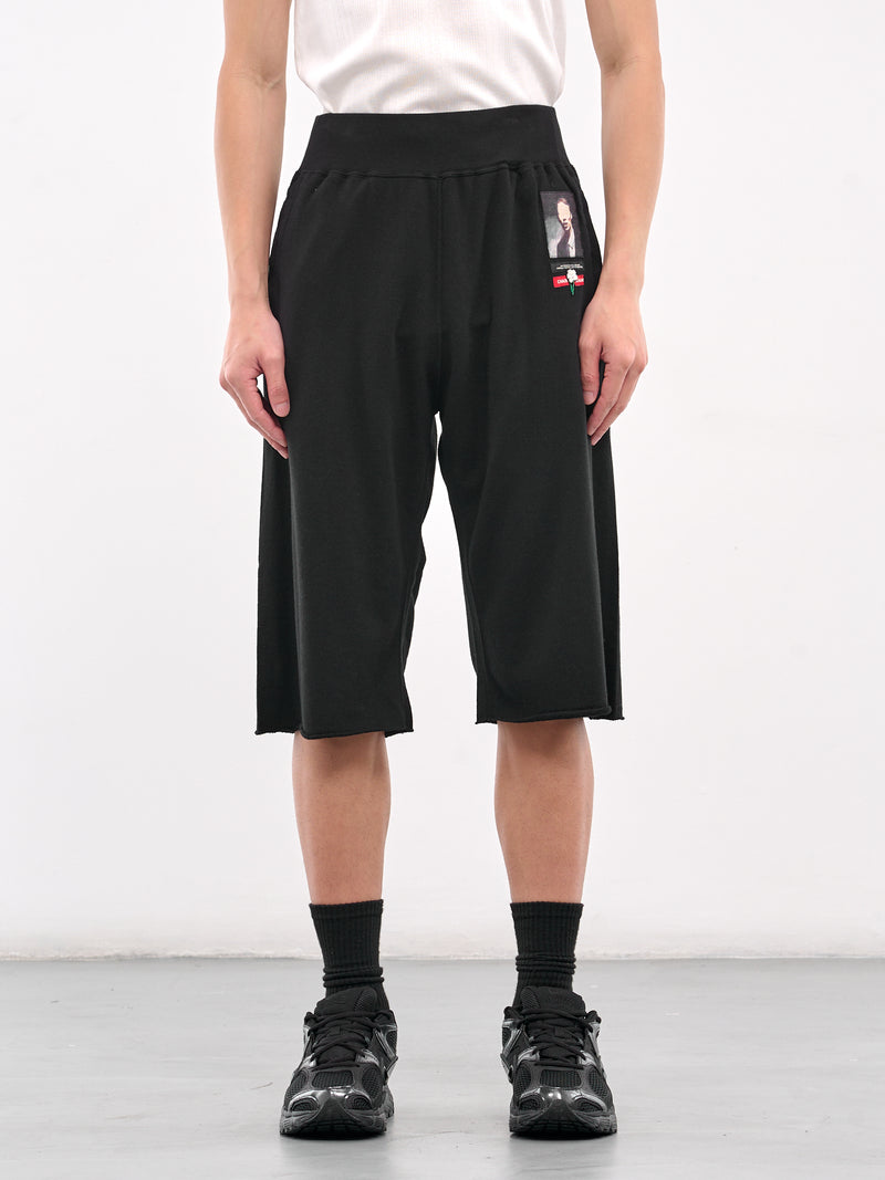 Cut-Off Sweat Shorts (UC1E4514-BLACK)