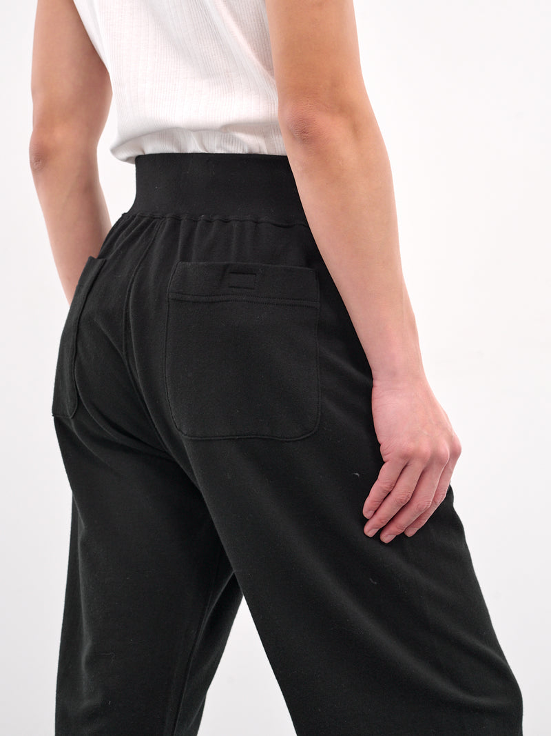 Cut-Off Sweat Shorts (UC1E4514-BLACK)