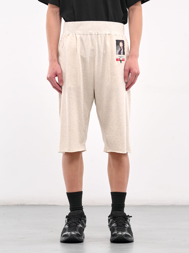 Cut-Off Sweat Shorts (UC1E4514-OATMEAL)