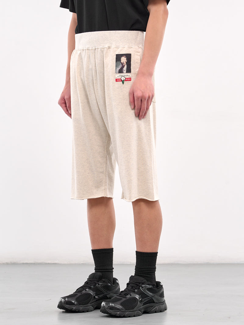 Cut-Off Sweat Shorts (UC1E4514-OATMEAL)