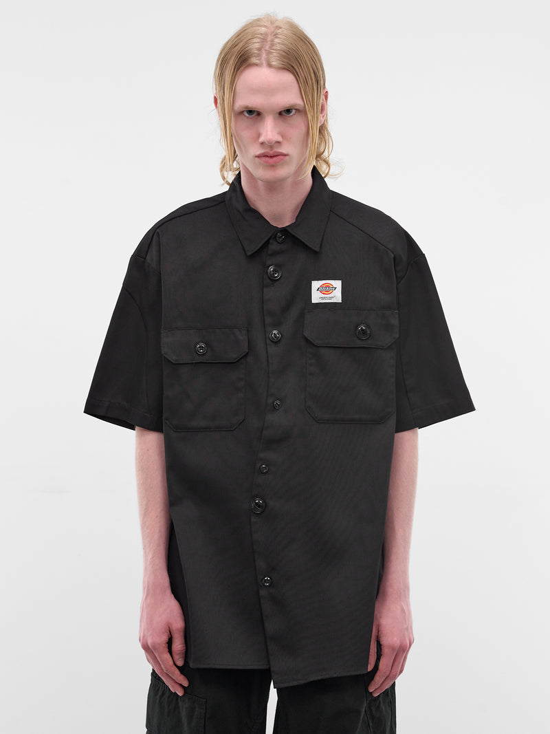 UNDERCOVER Undercover x Dickies Asymmetric Shirt | H.Lorenzo - front