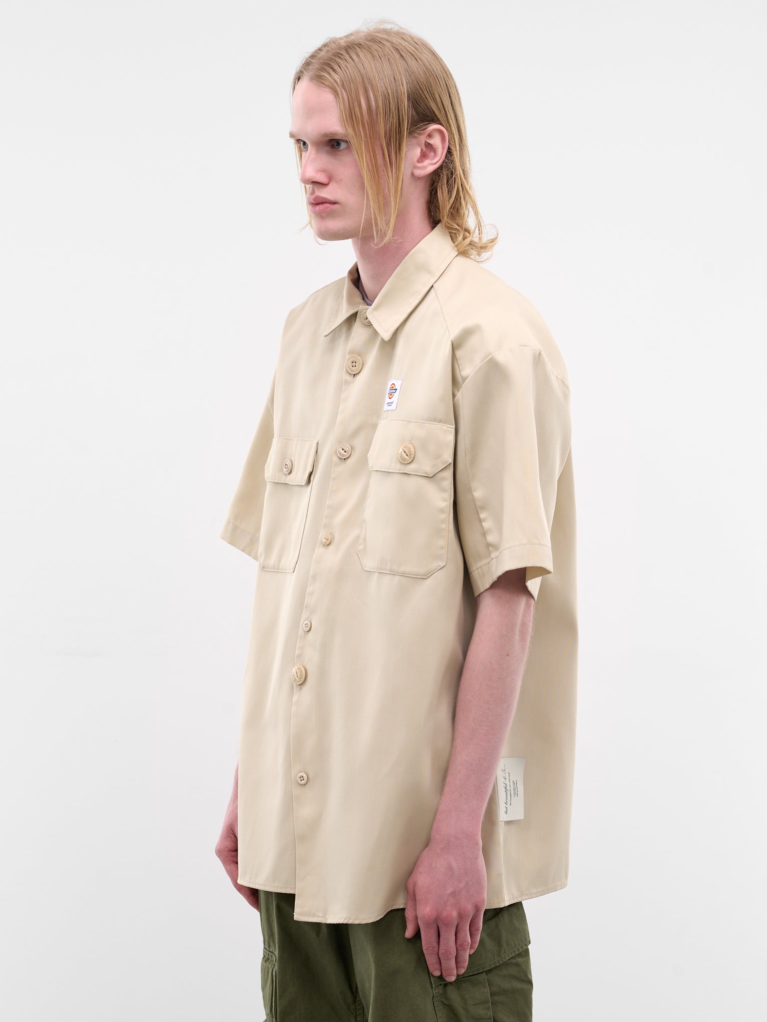 UNDERCOVER x Dickies Asymmetric Shirt | H.Lorenzo - side