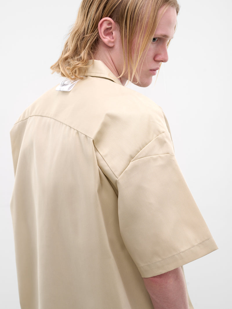 Undercover x Dickies Asymmetric Shirt (UC1F4403-LIGHT-BEIGE)
