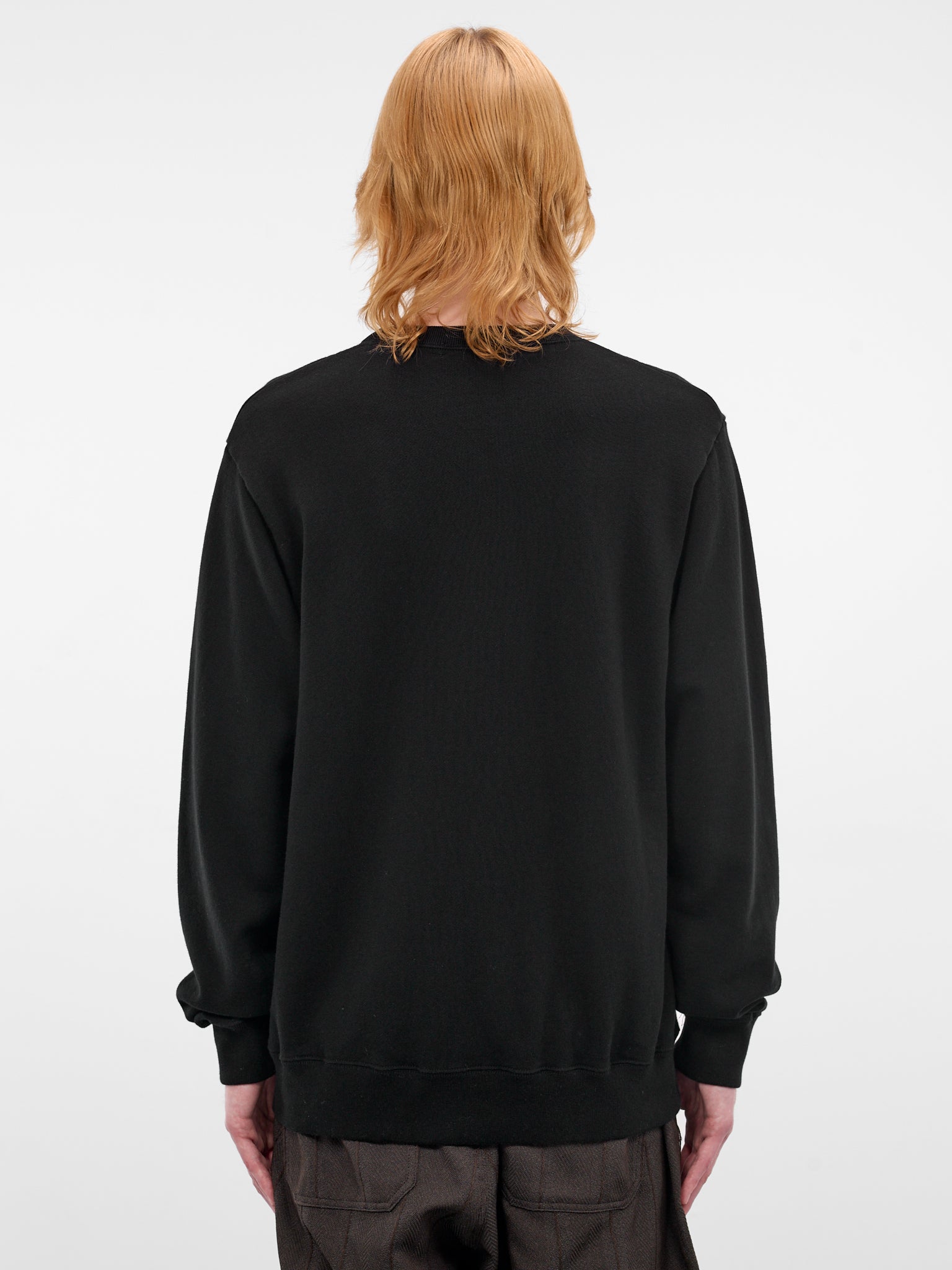 Black Teddy Bear Cotton Sweatshirt (UC1F4891-2-BLACK)