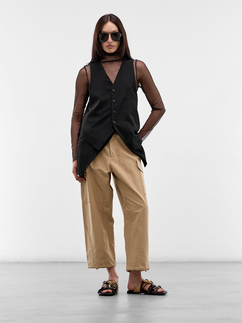 UNDERCOVER Sheer Mesh Knit Turtleneck | H.Lorenzo - styled