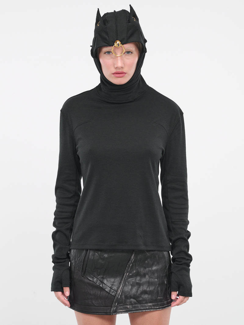 Mask Hoodie (UC2C1806-1-BLACK)