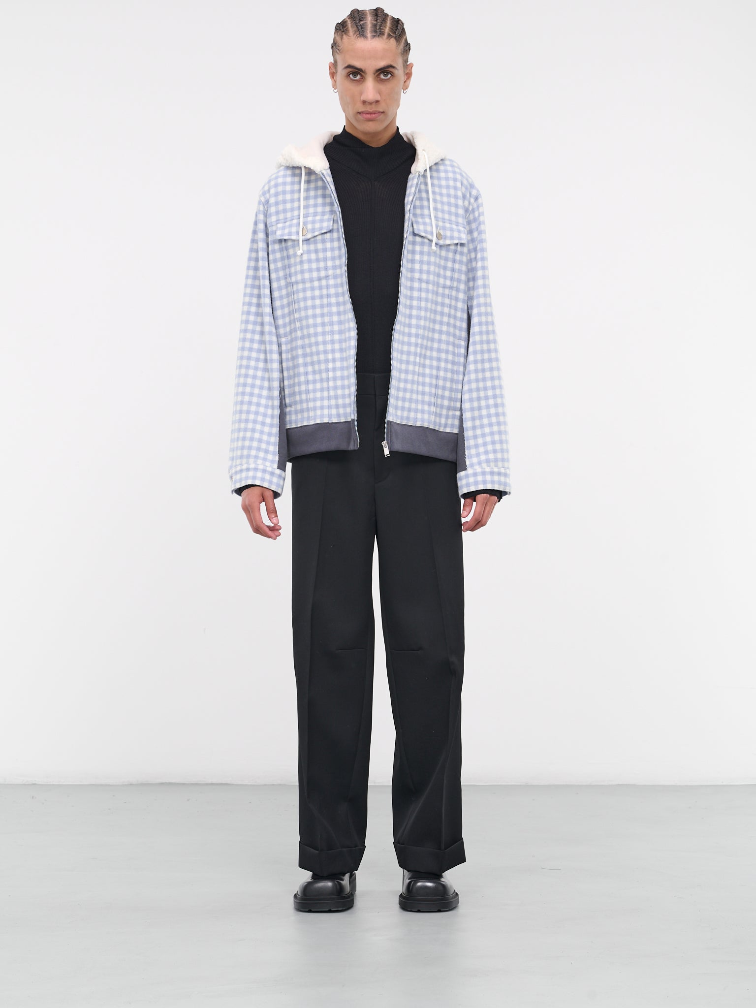 Paneled Jacket (UC2C4201-LIGHT-BLUE)