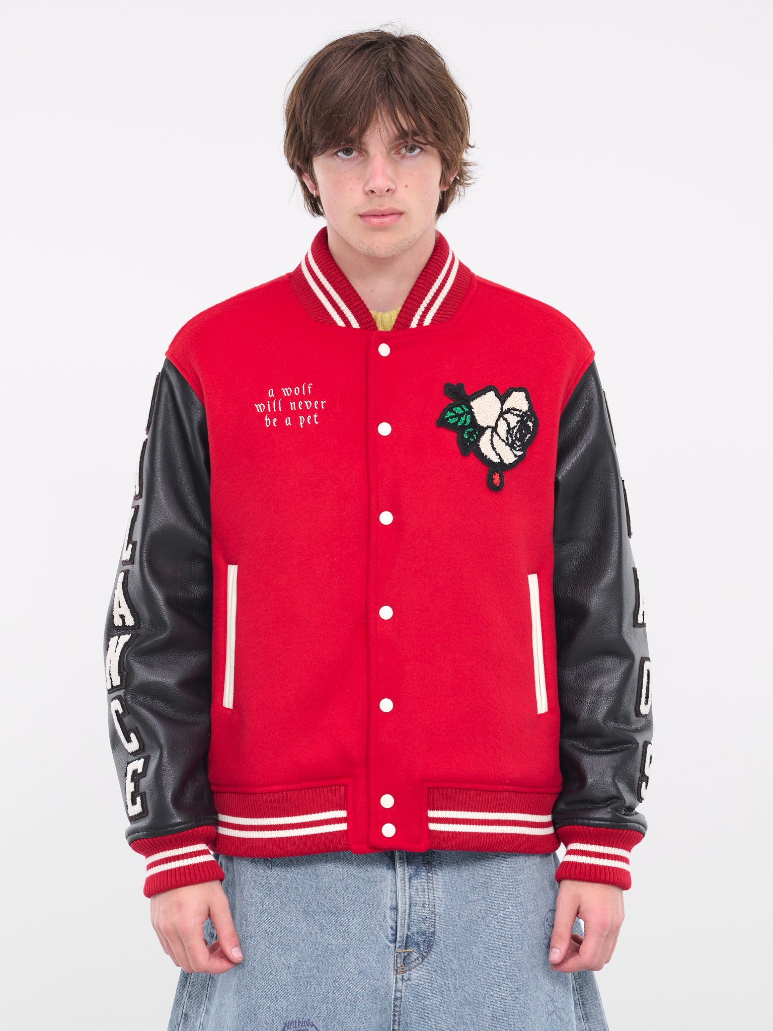 Undercover Varsity Jacket - Red 4