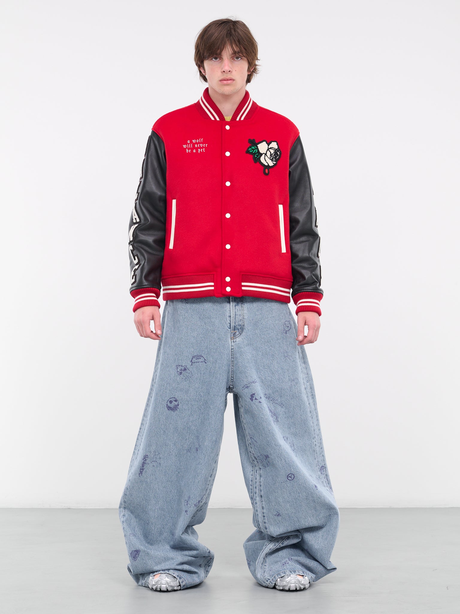 Undercover Varsity Jacket - Red 4