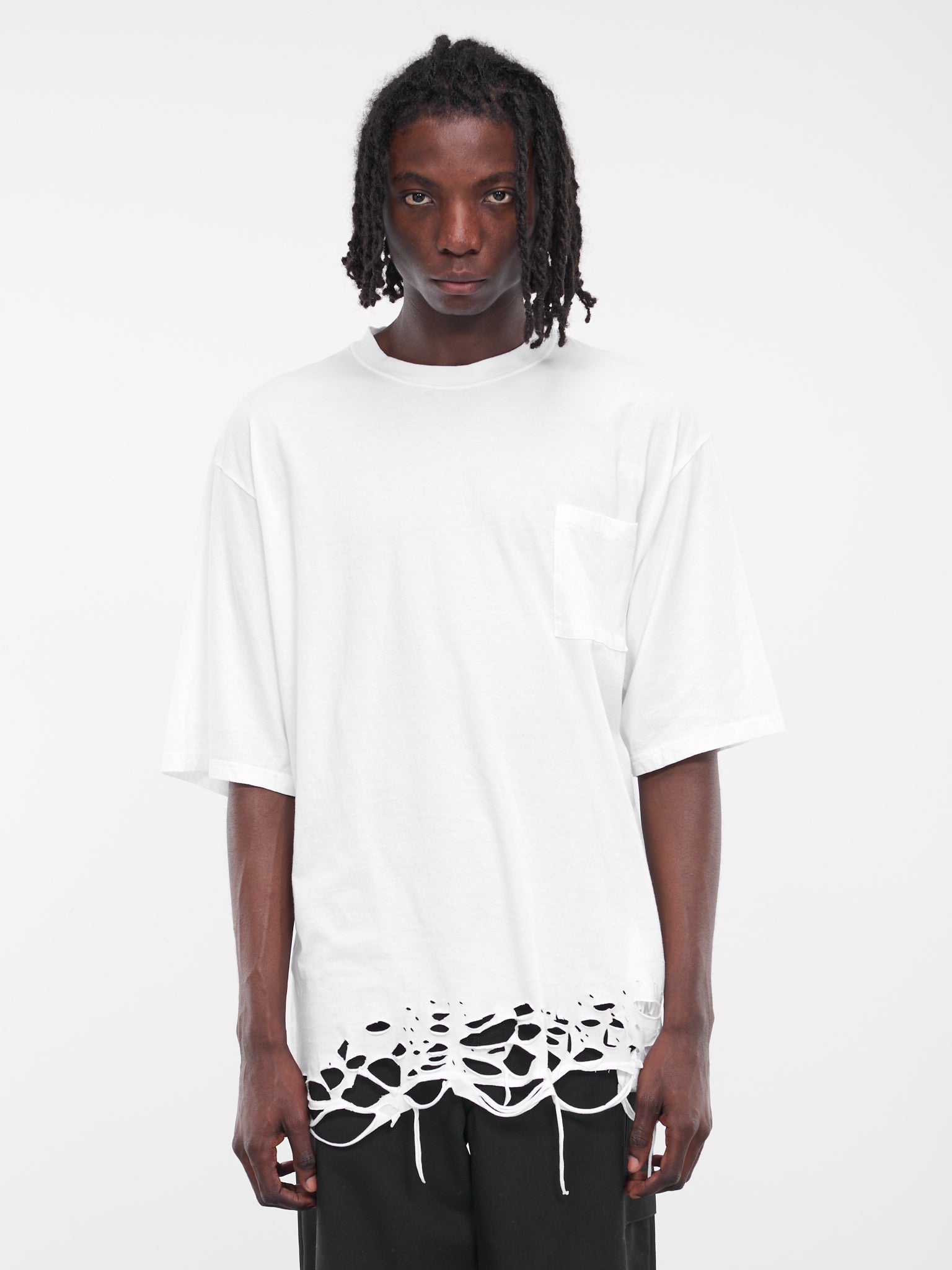 Destroyed T-Shirt (UC2C4802-WHITE)