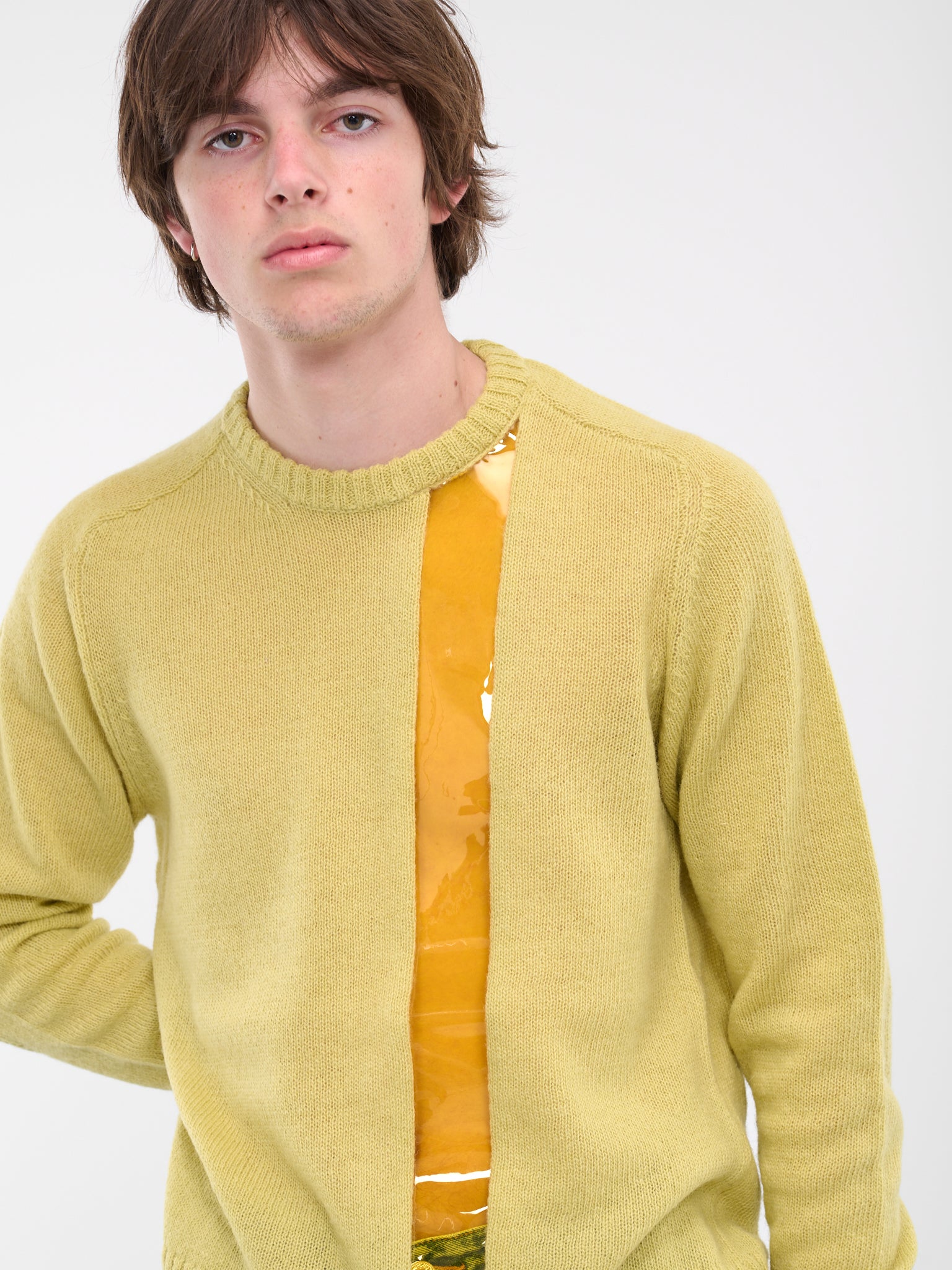 PVC Knit Sweater (UC2C4910-YELLOW)