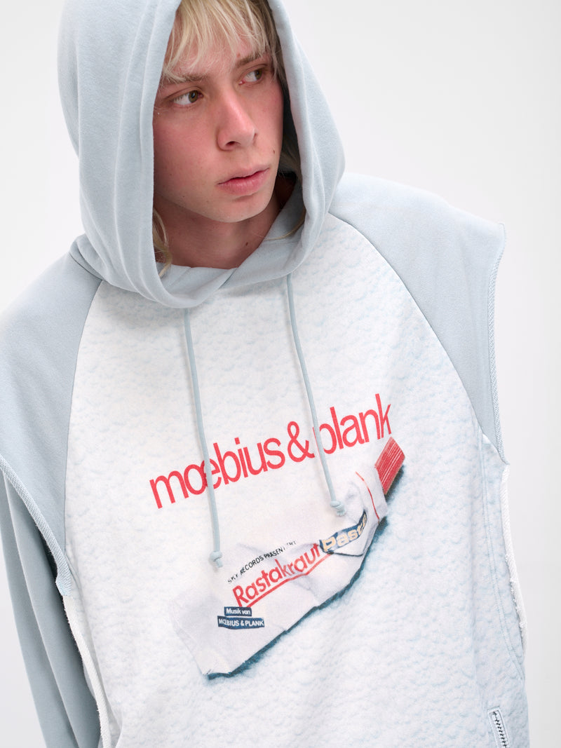 Oversized Moebius & Plank Layered Hoodie (UC2E4803-1-LIGHT-BLUE)