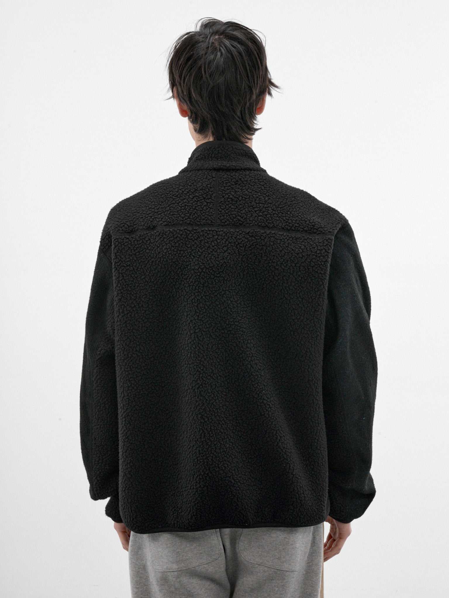 Black Polartec Cindy Sherman Jacket (UC2F4211-BLACK)