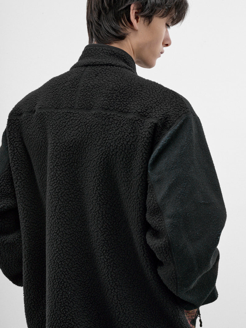 Black Polartec Cindy Sherman Jacket (UC2F4211-BLACK)