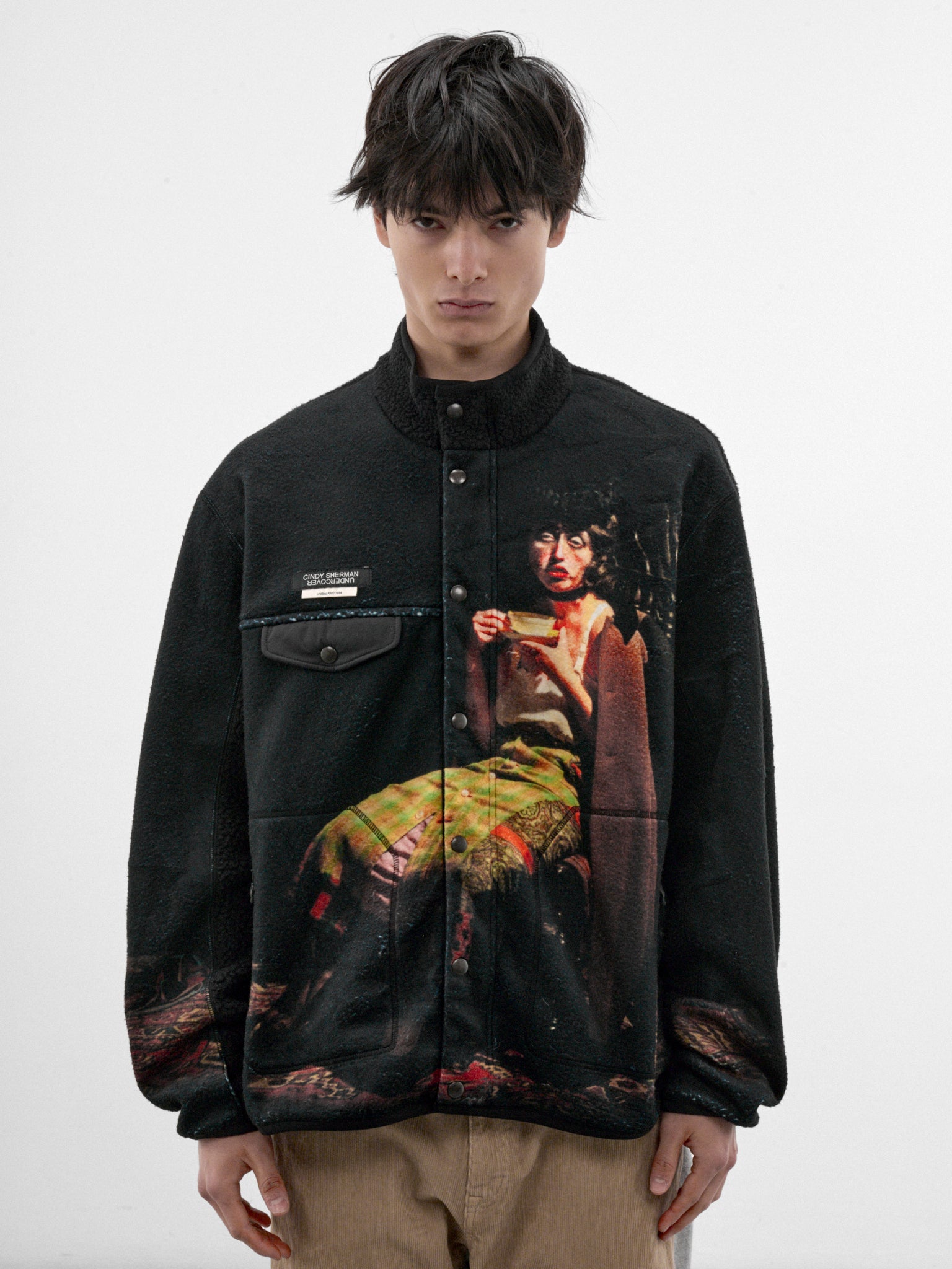 Black Polartec Cindy Sherman Jacket (UC2F4211-BLACK)