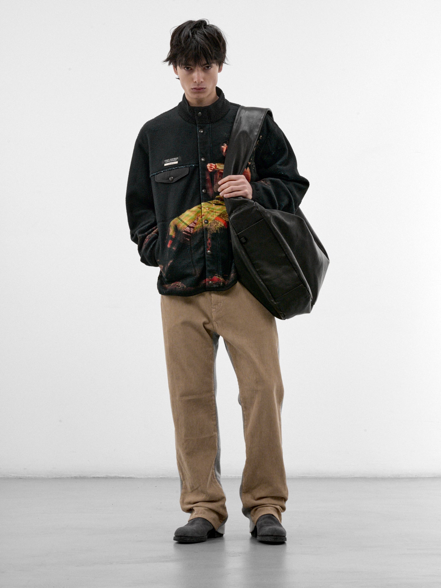 Black Polartec Cindy Sherman Jacket (UC2F4211-BLACK)
