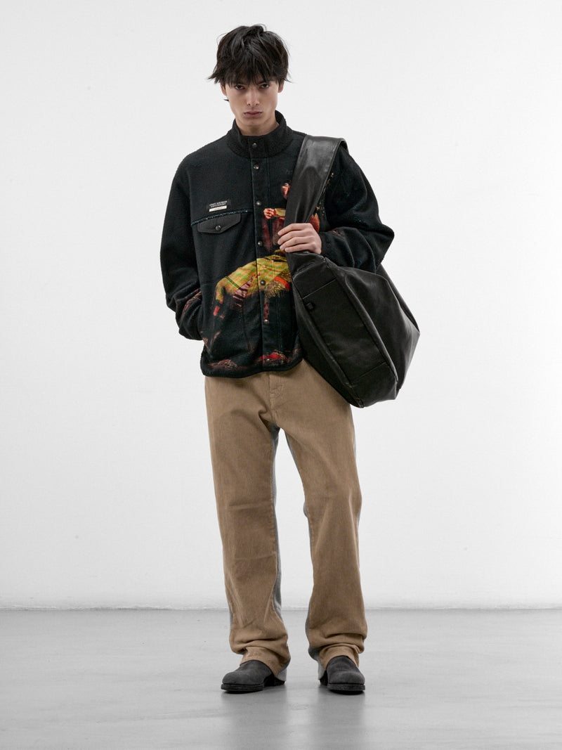 Black Polartec Cindy Sherman Jacket (UC2F4211-BLACK)
