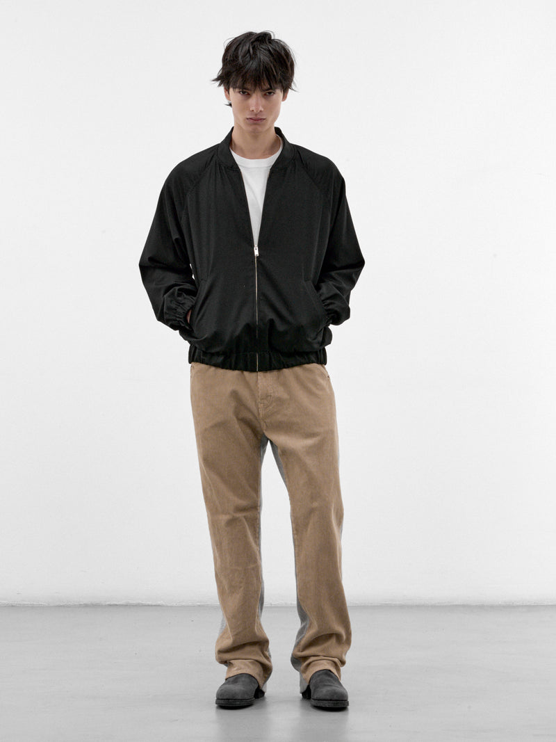 Black Wool Cindy Sherman Bomber (UC2F4210-2-BLACK)