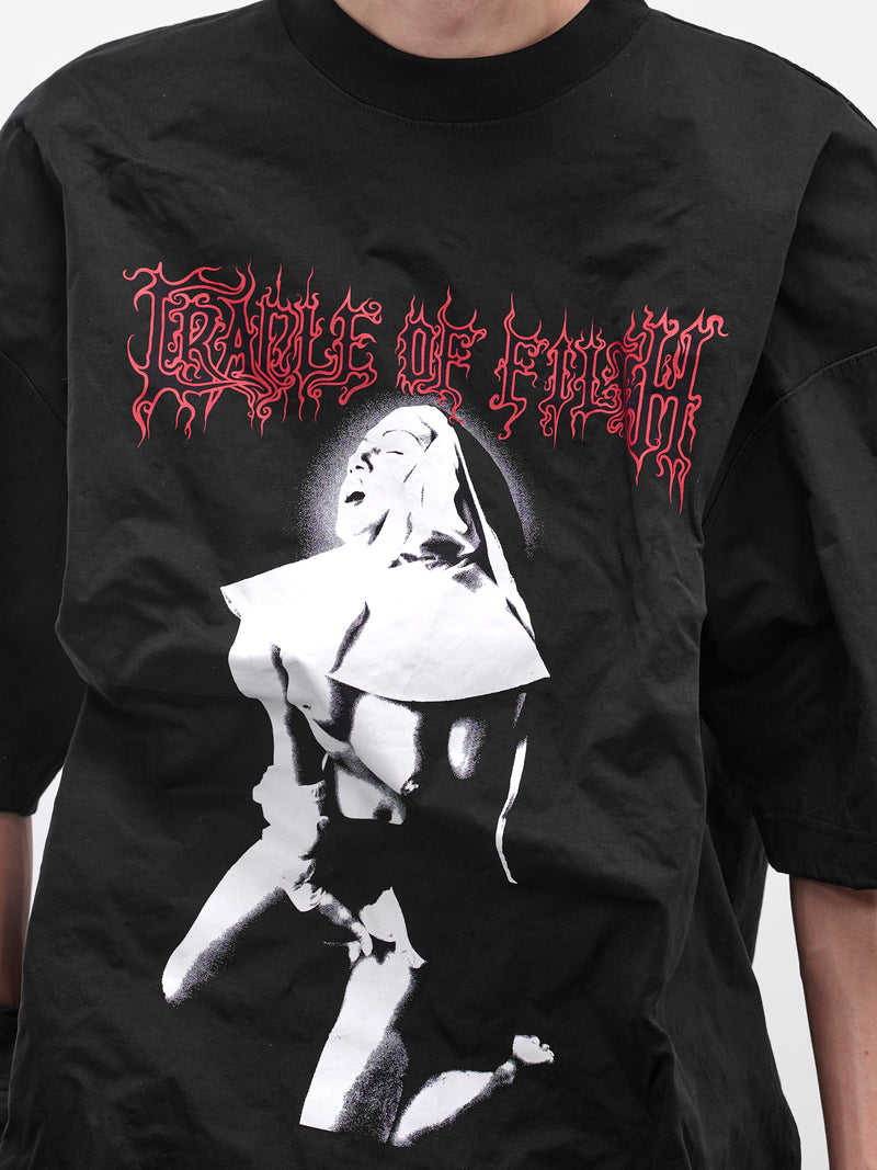 Cradle of Filth Iconic Nun Tee (UCF76MT501B-BLACK)