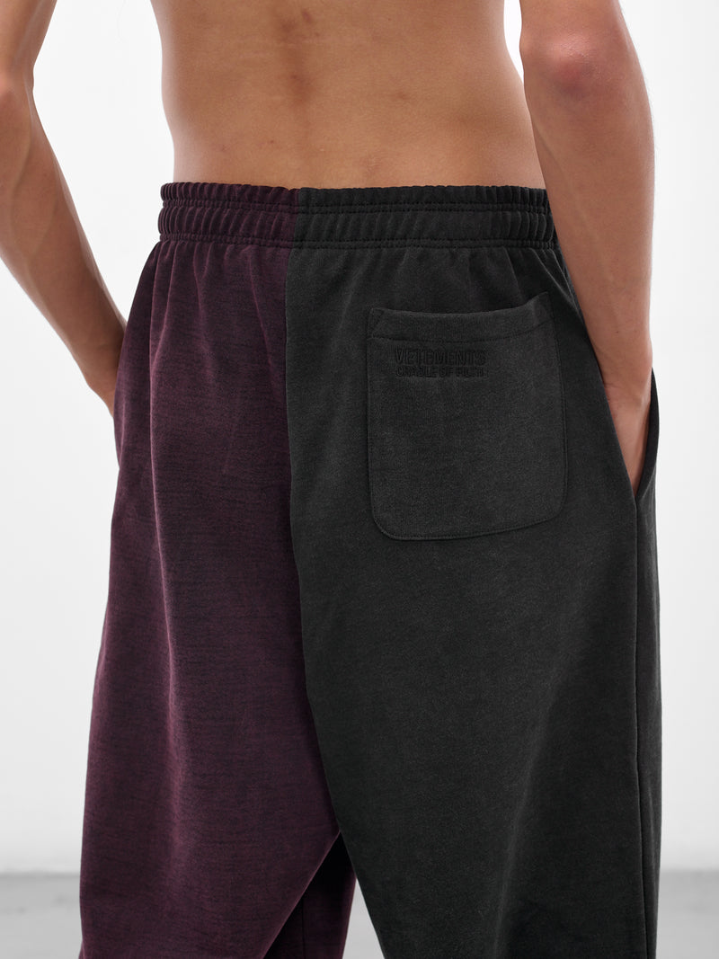 Cradle Of Filth Cut-Up Sweatpants (UCF76SP900BR-BLACK-RED)