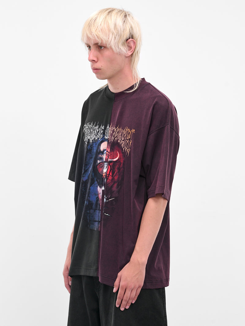 Cut-Up Cradle Of Filth Tee (UCF76TR900BR-BLACK-RED)